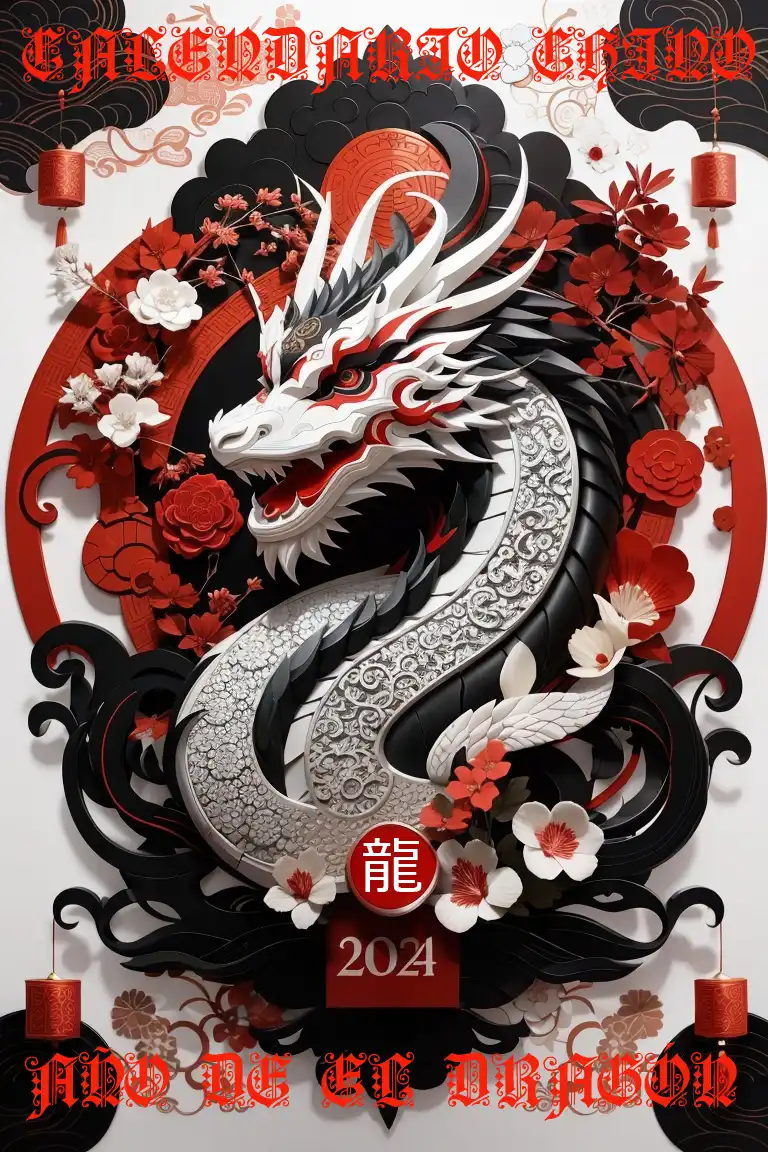Calendario chino año del dragón, horóscopo chino nuevoaño del dragón